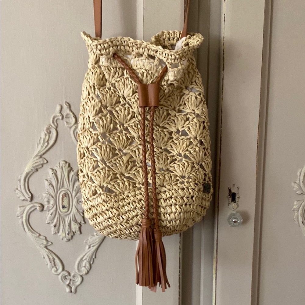 Billabong Straw Hobo Bag